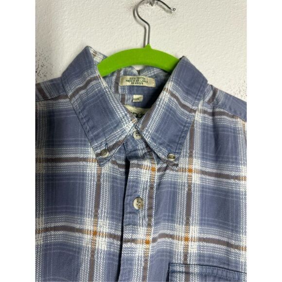 Vintage Campus Button Up Plaid Flannel Shirt Men's XL Long Sleeve See Notes - Picture 4 of 12